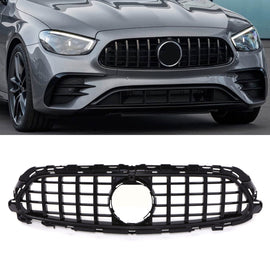 Griglia Anteriore Stile Panamericana Nero Lucido Mercedes Classe E AMG W213 Facelift 21-23