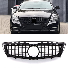 Griglia Anteriore Stile Panamericana Nero Lucido Mercedes CLS C218 11-14