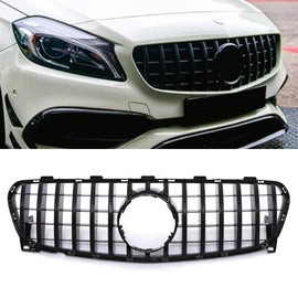 Griglia Anteriore Stile Panamericana Nero Lucido Mercedes GLA X156 Facelift 17-19