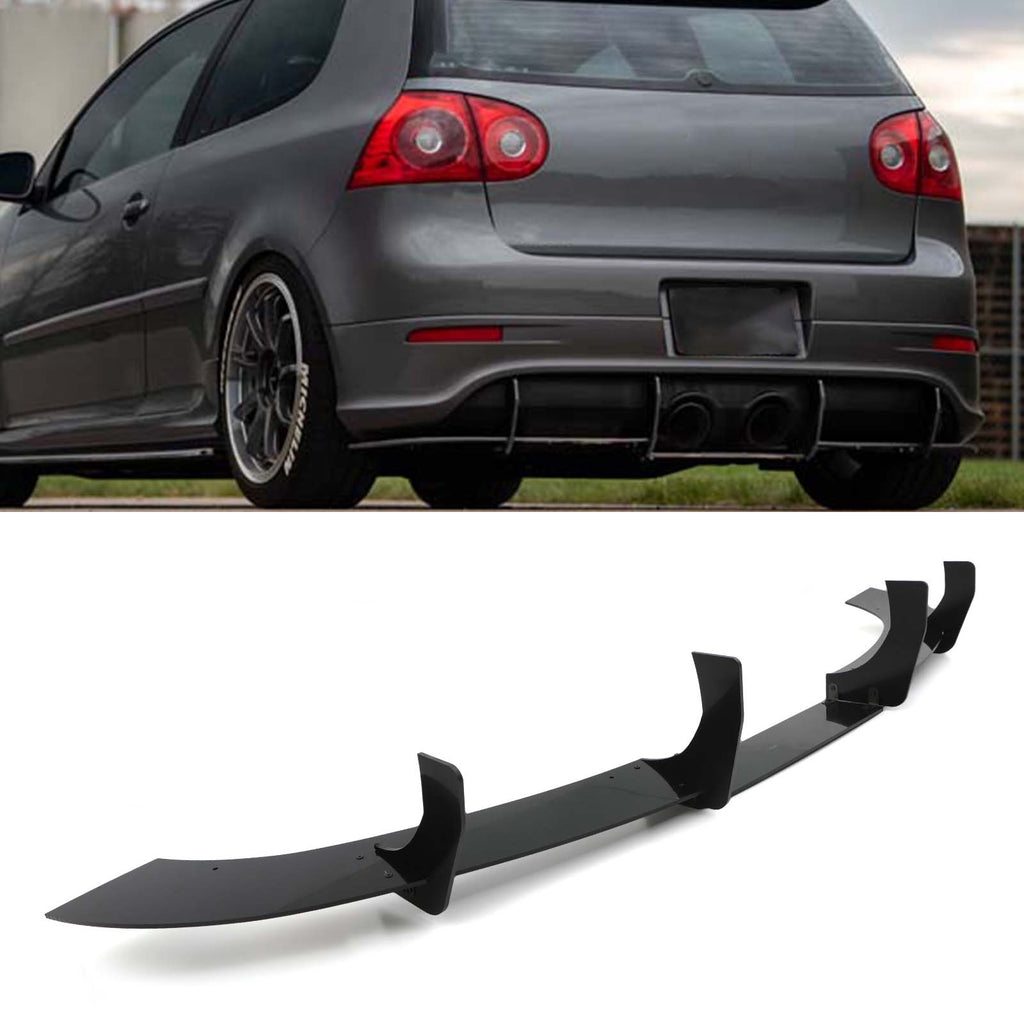Diffusore a Lama Nero Lucido Volkswagen Golf R32 Mk5 05-09