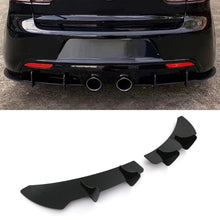 Diffusore a Lama Nero Lucido Volkswagen Golf R Mk6 09-12