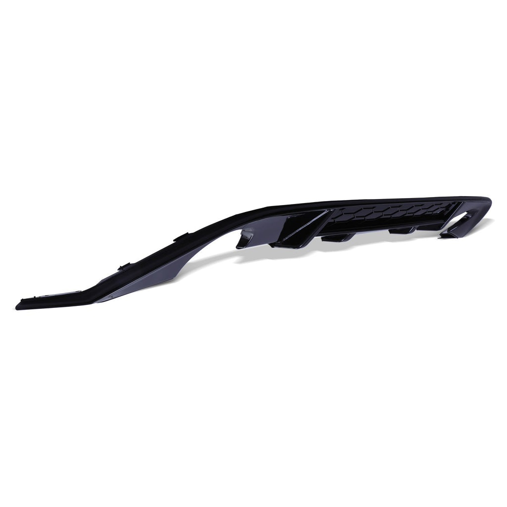 Diffusore Posteriore Doppia Uscita Nero Lucido VW Golf GTI MK7 12-16 - foto 2