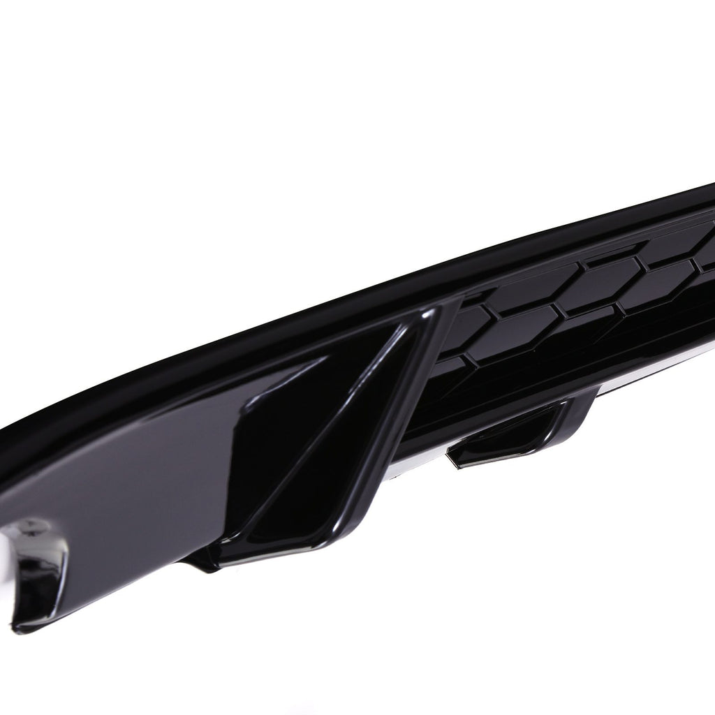 Diffusore Posteriore Doppia Uscita Nero Lucido VW Golf GTI MK7 12-16 - foto 3