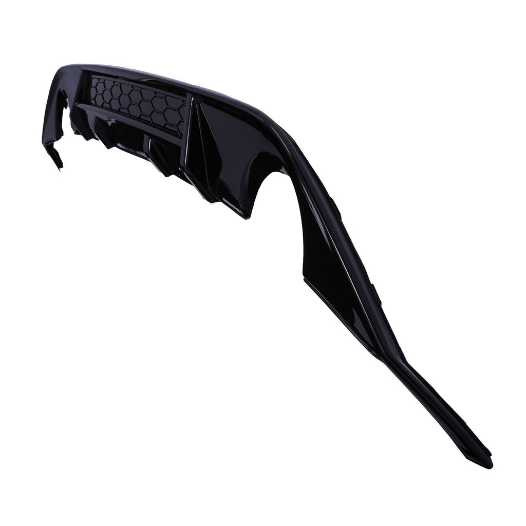 Diffusore Posteriore Doppia Uscita Nero Lucido Volkswagen Golf MK7 12-16 - foto 6
