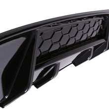 Diffusore Posteriore Doppia Uscita Nero Lucido Volkswagen Golf MK7 12-16 - foto 4