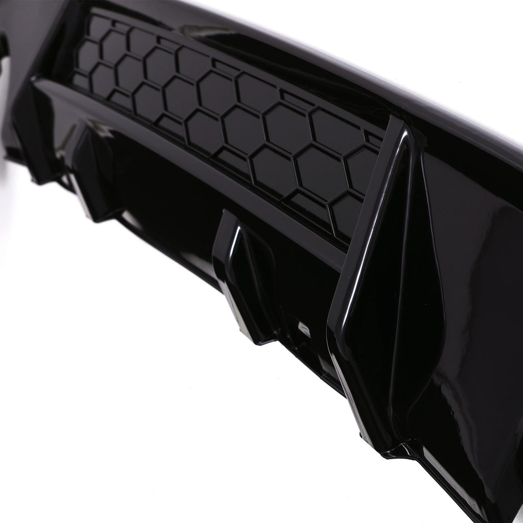 Diffusore Posteriore Doppia Uscita Nero Lucido Volkswagen Golf MK7 12-16 - foto 7