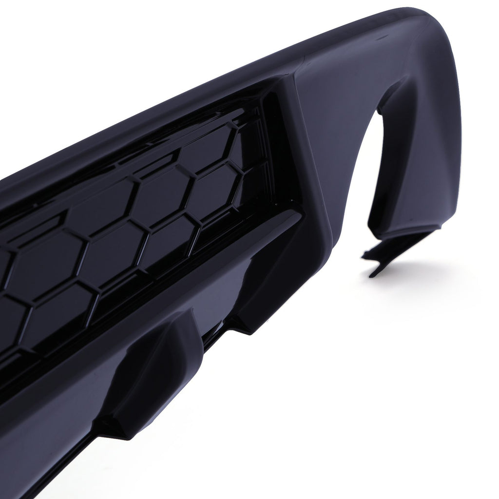 Diffusore Posteriore Doppia Uscita Nero Lucido Volkswagen Golf MK7 12-16 - foto 5