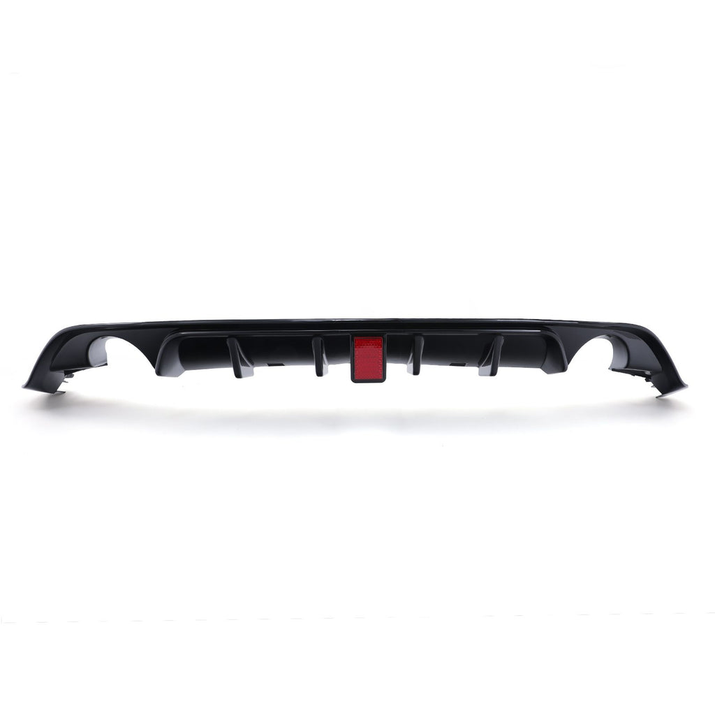 Diffusore Posteriore Stile TCR Doppia Uscita con Luce LED Nero Lucido VW Golf MK7.5 GTI 16-20 - foto 2