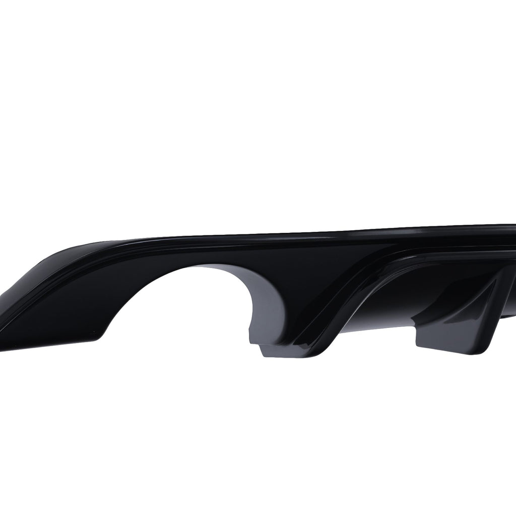 Diffusore Posteriore Stile TCR Doppia Uscita con Luce LED Nero Lucido VW Golf MK7.5 GTI 16-20 - foto 5
