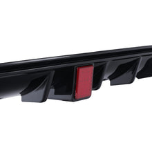 Diffusore Posteriore Stile TCR Doppia Uscita con Luce LED Nero Lucido VW Golf MK7.5 GTI 16-20 - foto 6