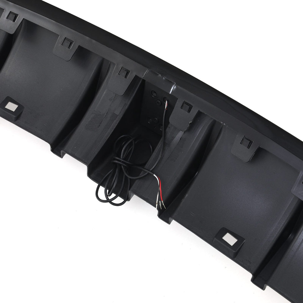 Diffusore Posteriore Stile TCR Doppia Uscita con Luce LED Nero Lucido VW Golf MK7.5 GTI 16-20 - foto 7