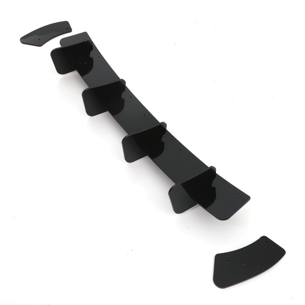 Diffusore Posteriore Stile Blade Nero Lucido VW Golf GTI MK7.5 17-20 - foto 2
