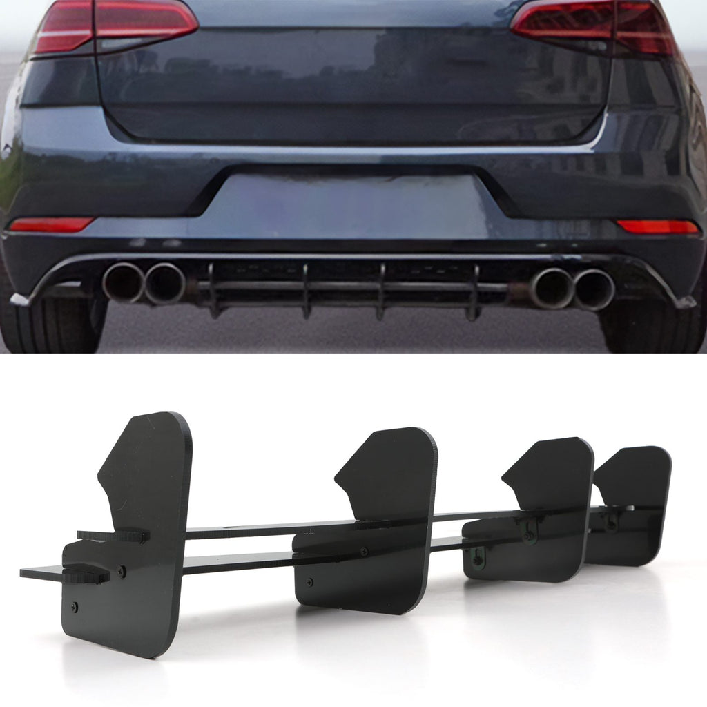 Diffusore Posteriore Stile TCR Nero Lucido VW Golf R MK7.5 17-20