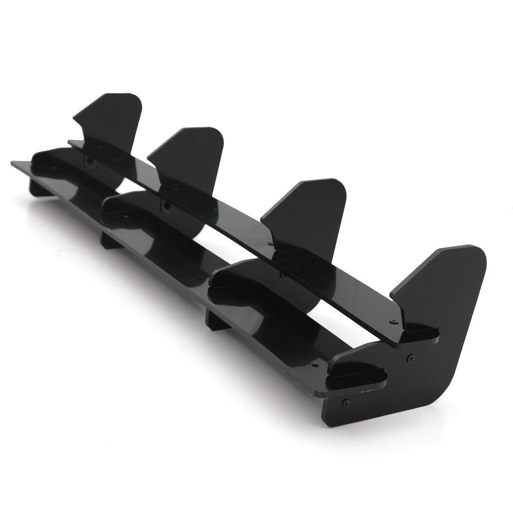 Diffusore Posteriore Stile TCR Nero Lucido VW Golf R MK7.5 17-20 - foto 3