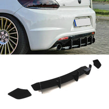Diffusore Posteriore Nero Lucido Volkswagen Scirocco R 09-17