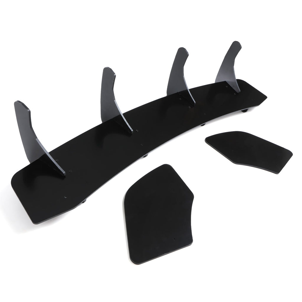 Diffusore Posteriore Nero Lucido Volkswagen Scirocco R 09-17 - foto 6