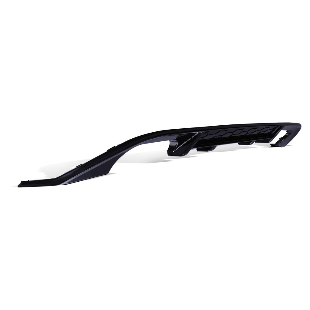 Diffusore Posteriore a Quadruplo Scarico Nero Lucido Volkswagen Golf Mk7 13-16 - foto 2