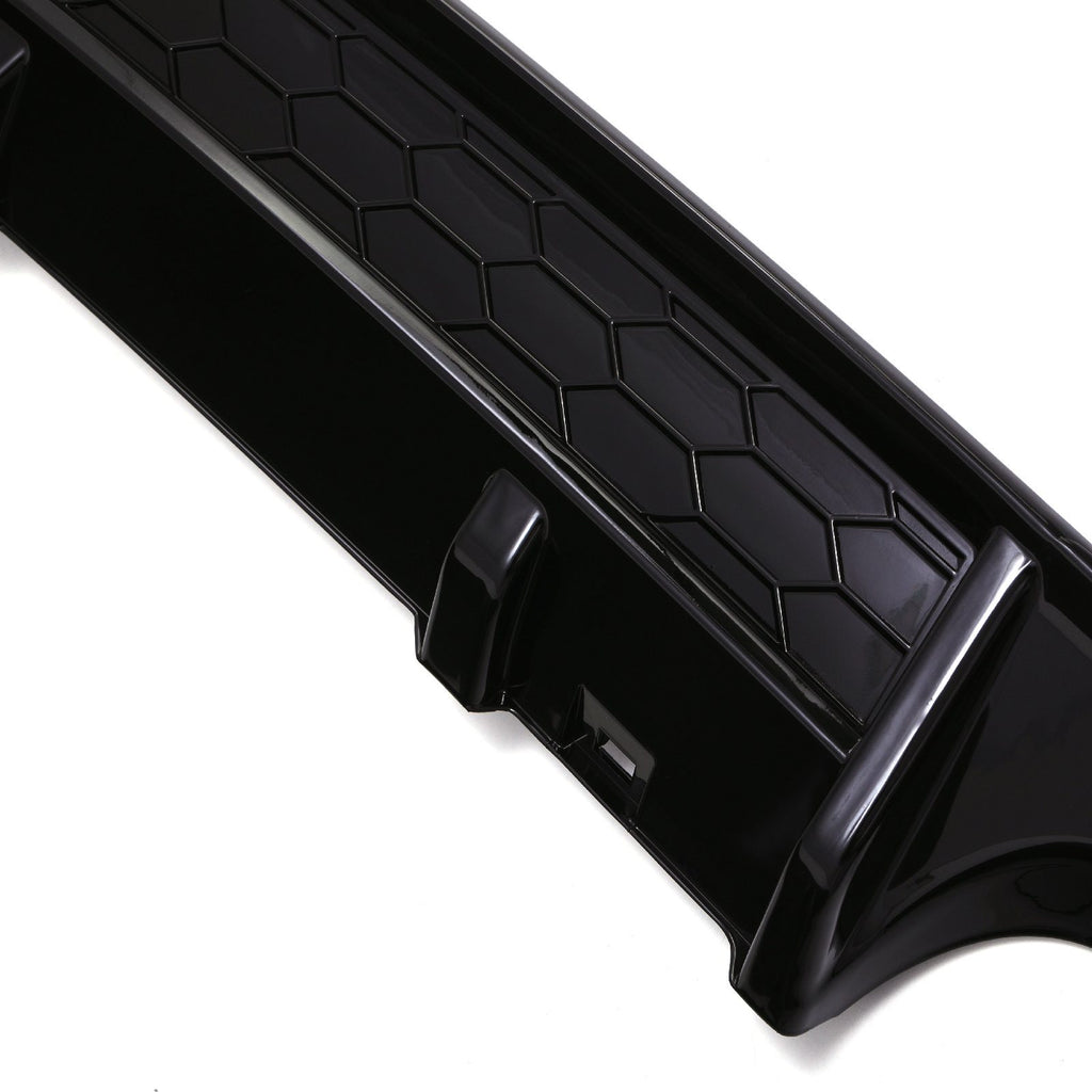 Diffusore Posteriore a Quadruplo Scarico Nero Lucido Volkswagen Golf Mk7 13-16 - foto 8