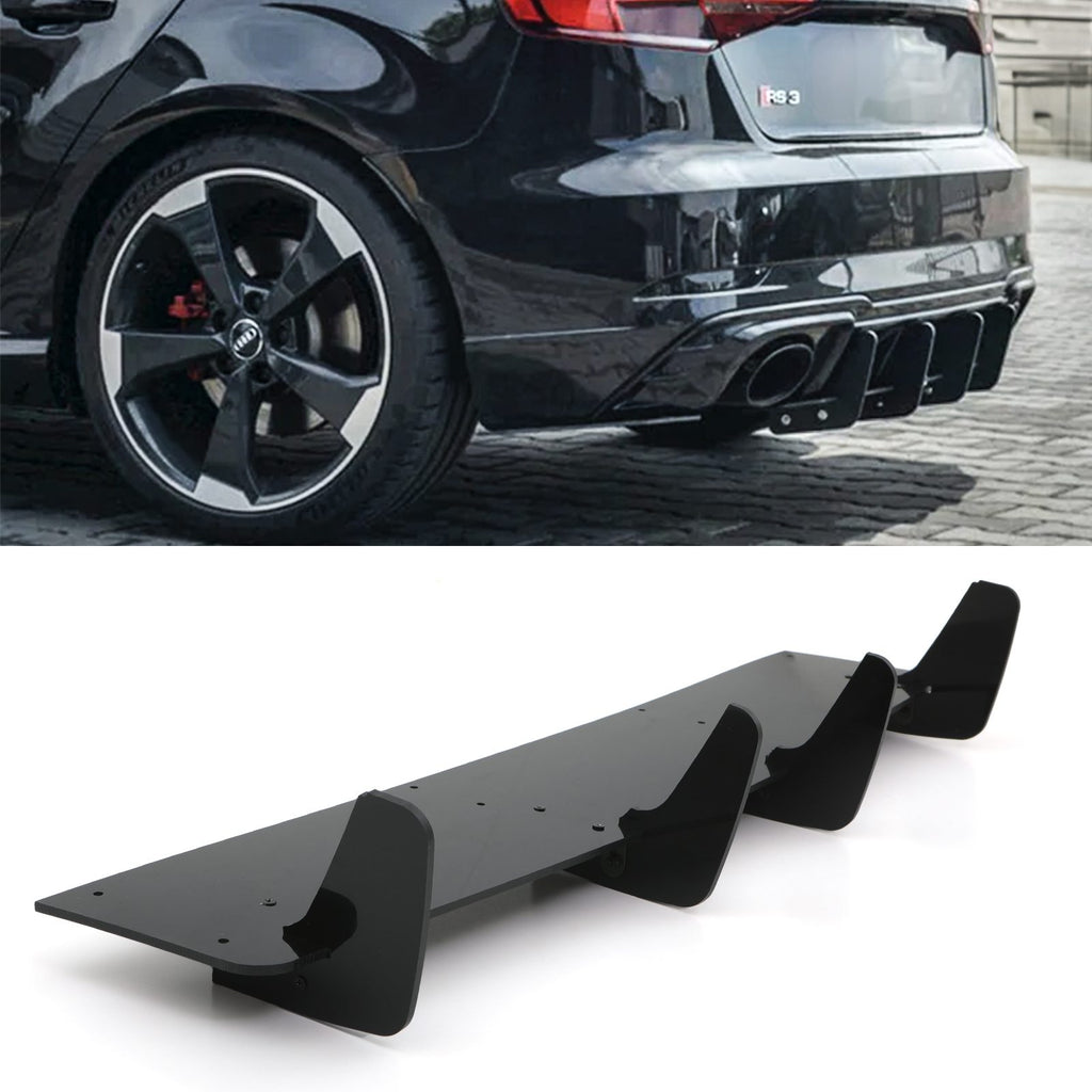 Diffusore a Lama Nero Lucido Audi RS3 Sportback 8V 17-20