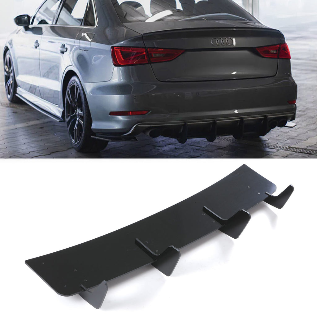 Diffusore a Lama Nero Lucido Audi RS3 Berlina 8V 17-20