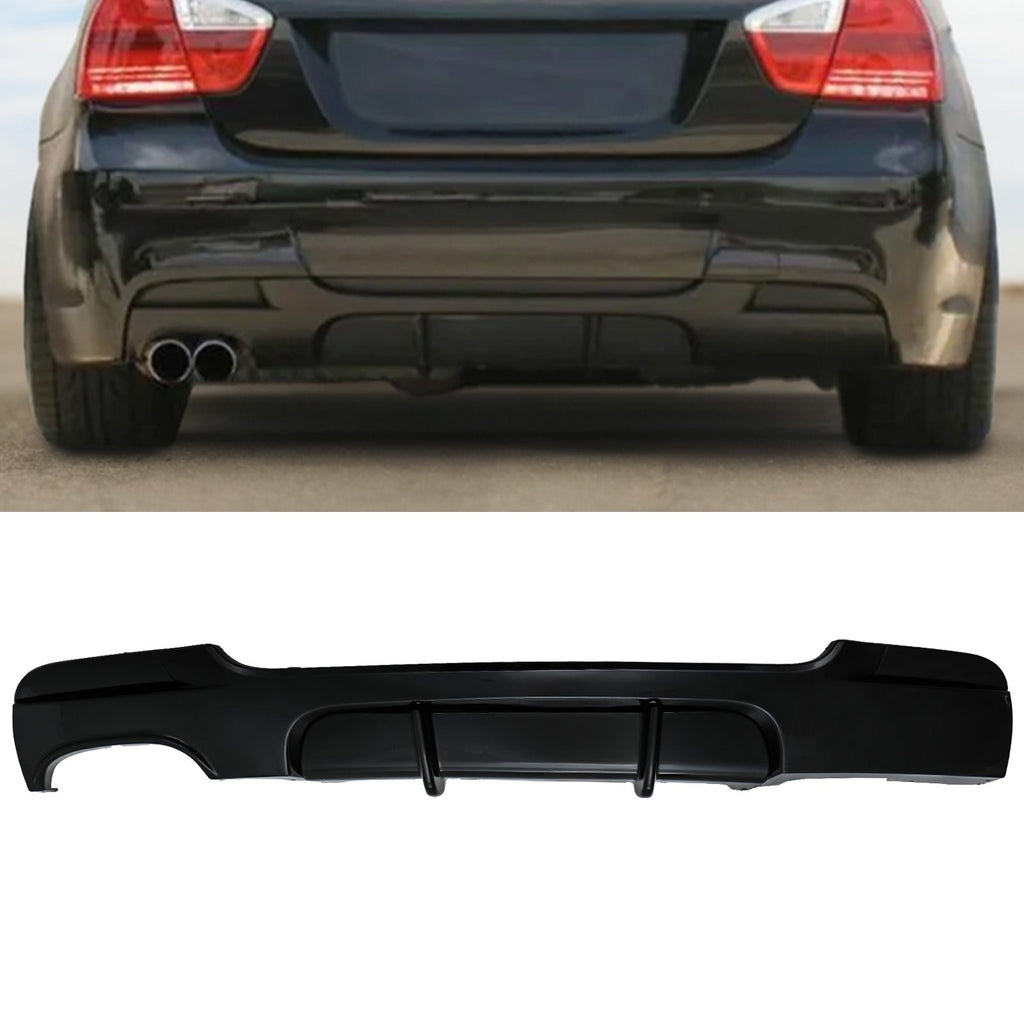 Diffusore Posteriore Stile M Performance Nero Lucido BMW Serie 3 E92 E93 07-13