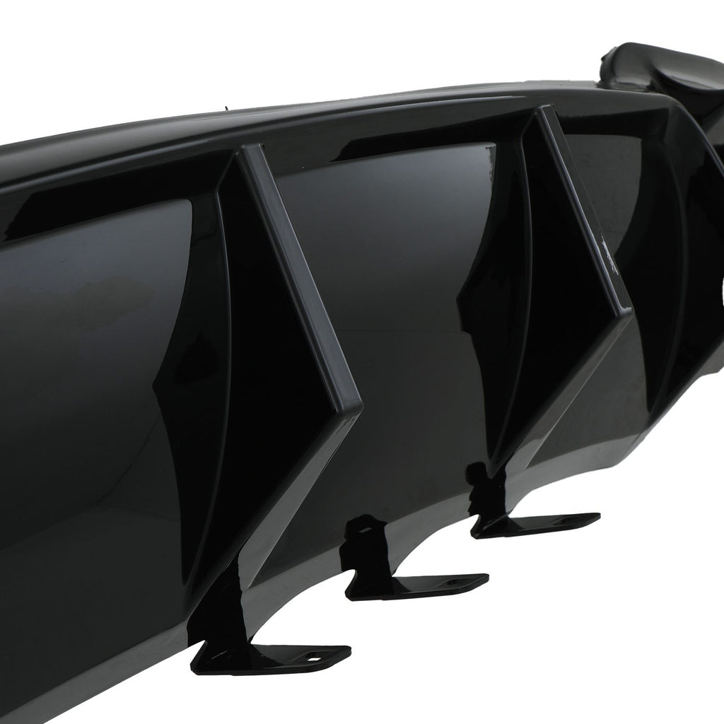 Diffusore Posteriore Nero Lucido BMW Serie 5 F10 10-16 - foto 5