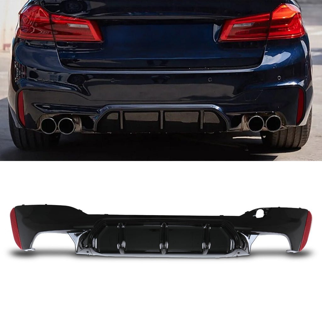 Diffusore Posteriore Nero Lucido BMW Serie 5 G30 G31 17-20