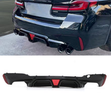 Diffusore Posteriore con Luce LED Nero Lucido BMW Serie 5 G30 17-20