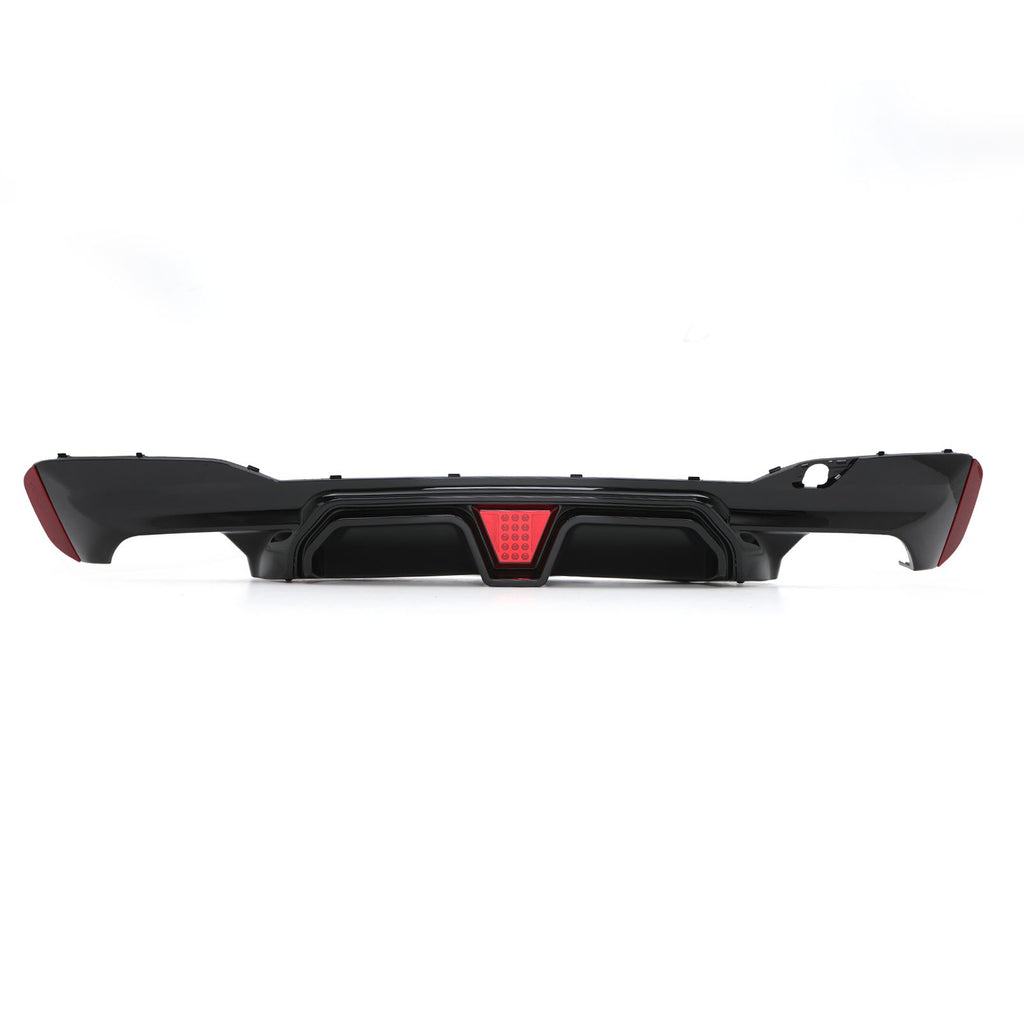 Diffusore Posteriore con Luce LED Nero Lucido BMW Serie 5 G30 17-20 - foto 7