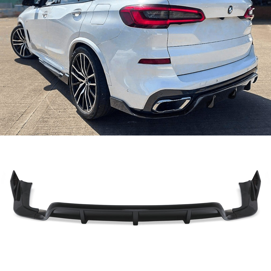 Diffusore Posteriore Nero Lucido con Spat BMW X5 F15 14-18