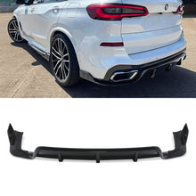 Diffusore Posteriore Nero Lucido con Spat BMW X5 F15 14-18