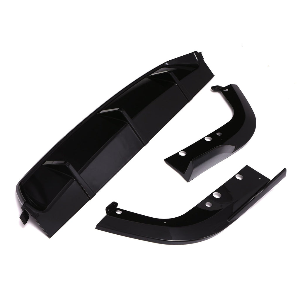 Diffusore Posteriore con Spoiler Angolari Nero Lucido BMW X5 G05 19+ - foto 2