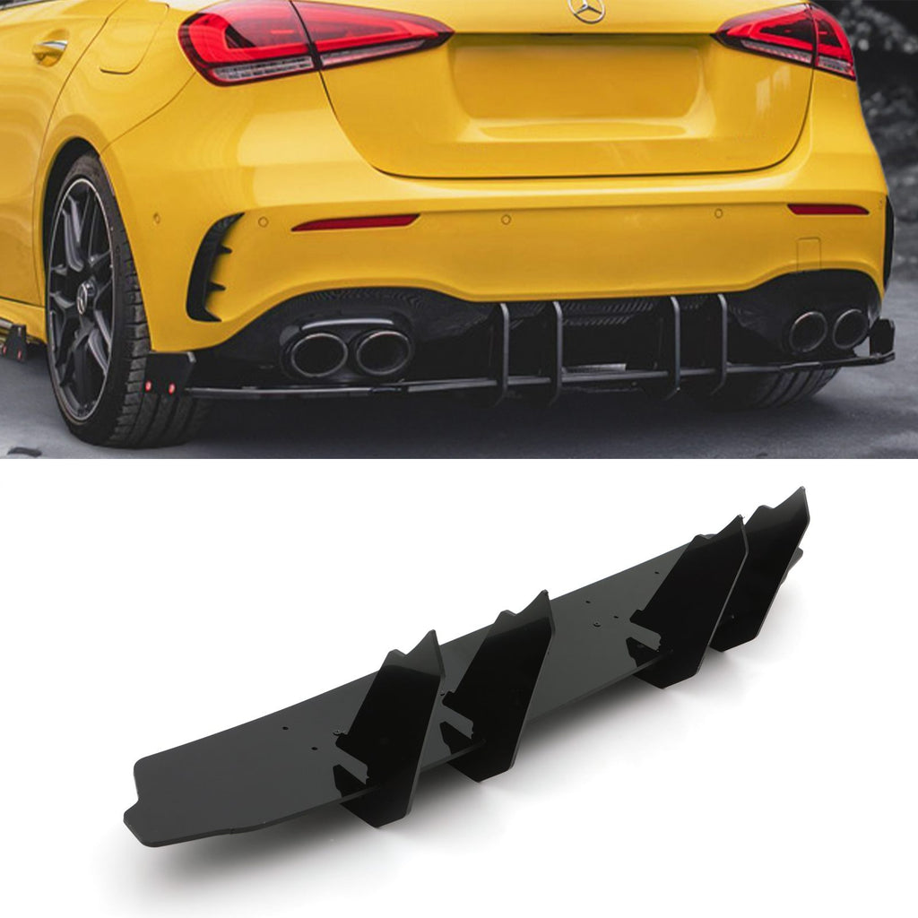 Diffusore a Lama Nero Lucido Mercedes Classe A W177 18+