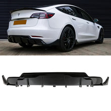 Diffusore Posteriore Aero Nero Lucido Tesla Model 3 17-22