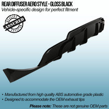 Diffusore Posteriore Aero Nero Lucido Tesla Model 3 17-22 - foto 2