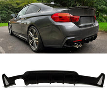 Diffusore Posteriore a Doppio Scarico Stile M Performance Nero Lucido BMW Serie 4 F32 F36 14-20