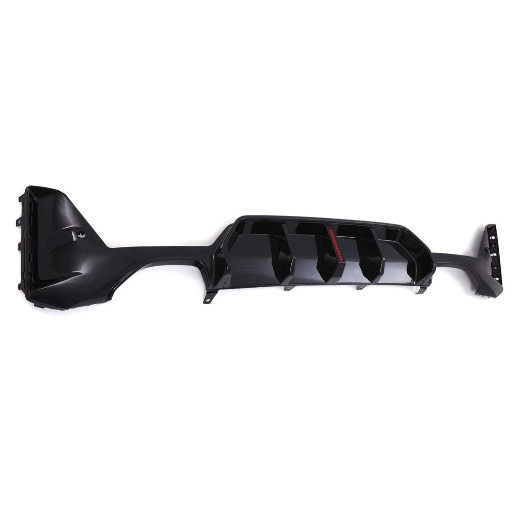 Diffusore Posteriore Quattro Uscite con Luce LED Nero Lucido BMW Serie 3 G20 LCI 2022+