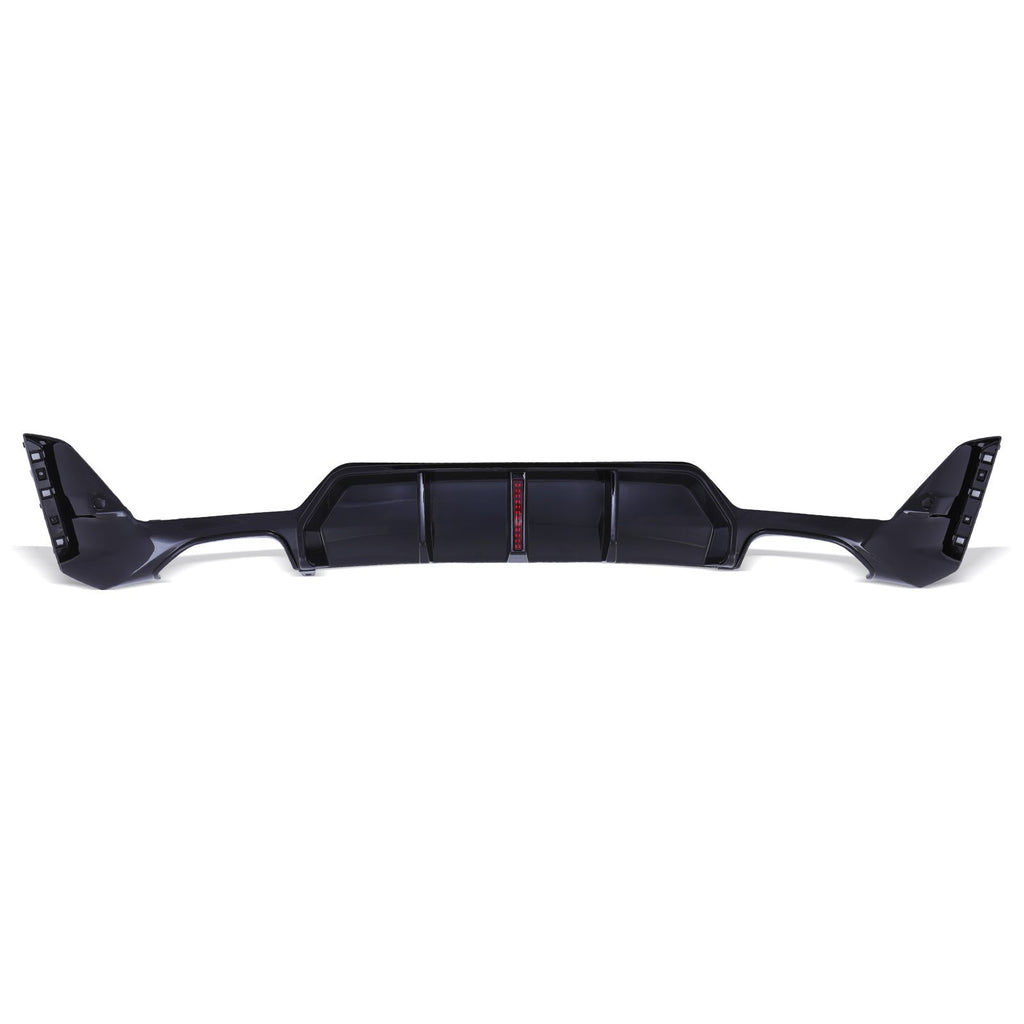 Diffusore Posteriore Quattro Uscite con Luce LED Nero Lucido BMW Serie 3 G20 LCI 2022+ - foto 3