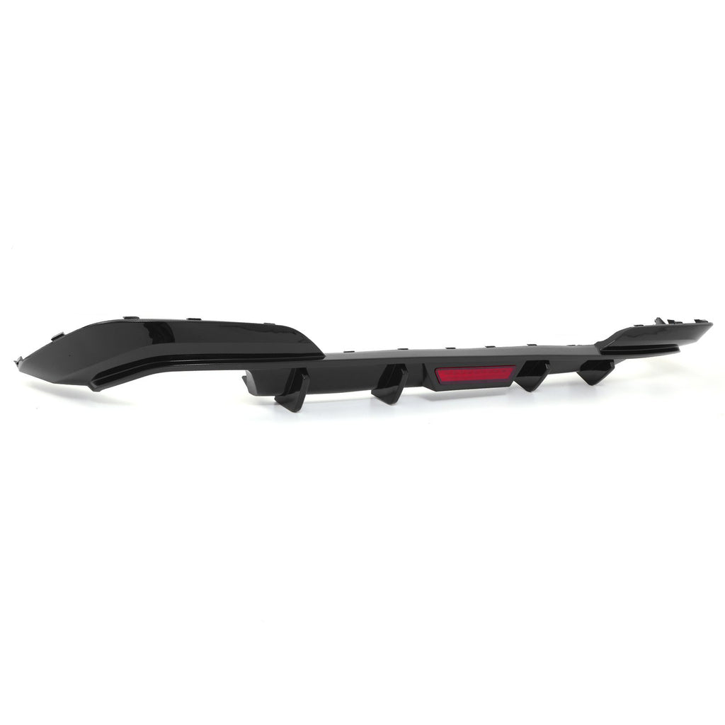 Diffusore Posteriore Quattro Uscite con Luce LED Nero Lucido BMW Serie 3 G20 Pre LCI 19-22 - foto 3