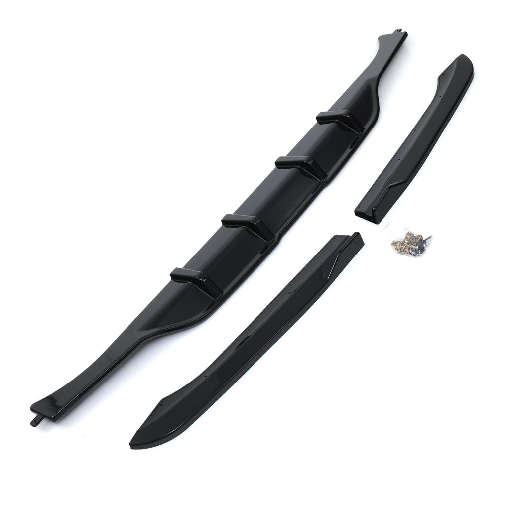 Diffusore Posteriore con Spoiler Angolari Nero Lucido Mercedes Classe C W206 22+ - foto 3