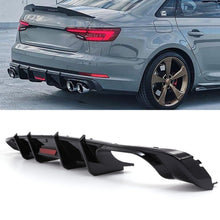 Diffusore Posteriore Nero Lucido Audi A4 S-Line S4 B9 17-19