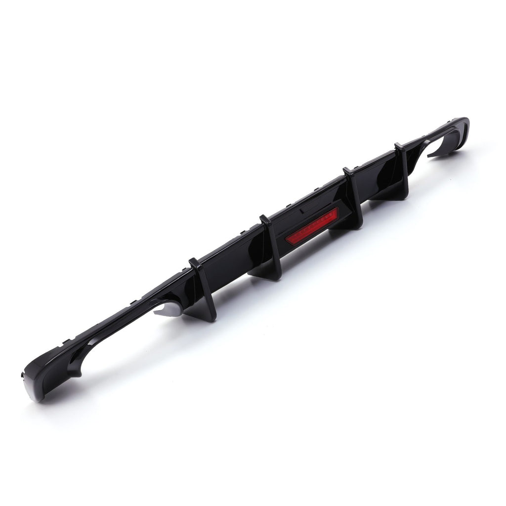 Diffusore Posteriore Nero Lucido Audi A4 S-Line S4 B9 17-19 - foto 2