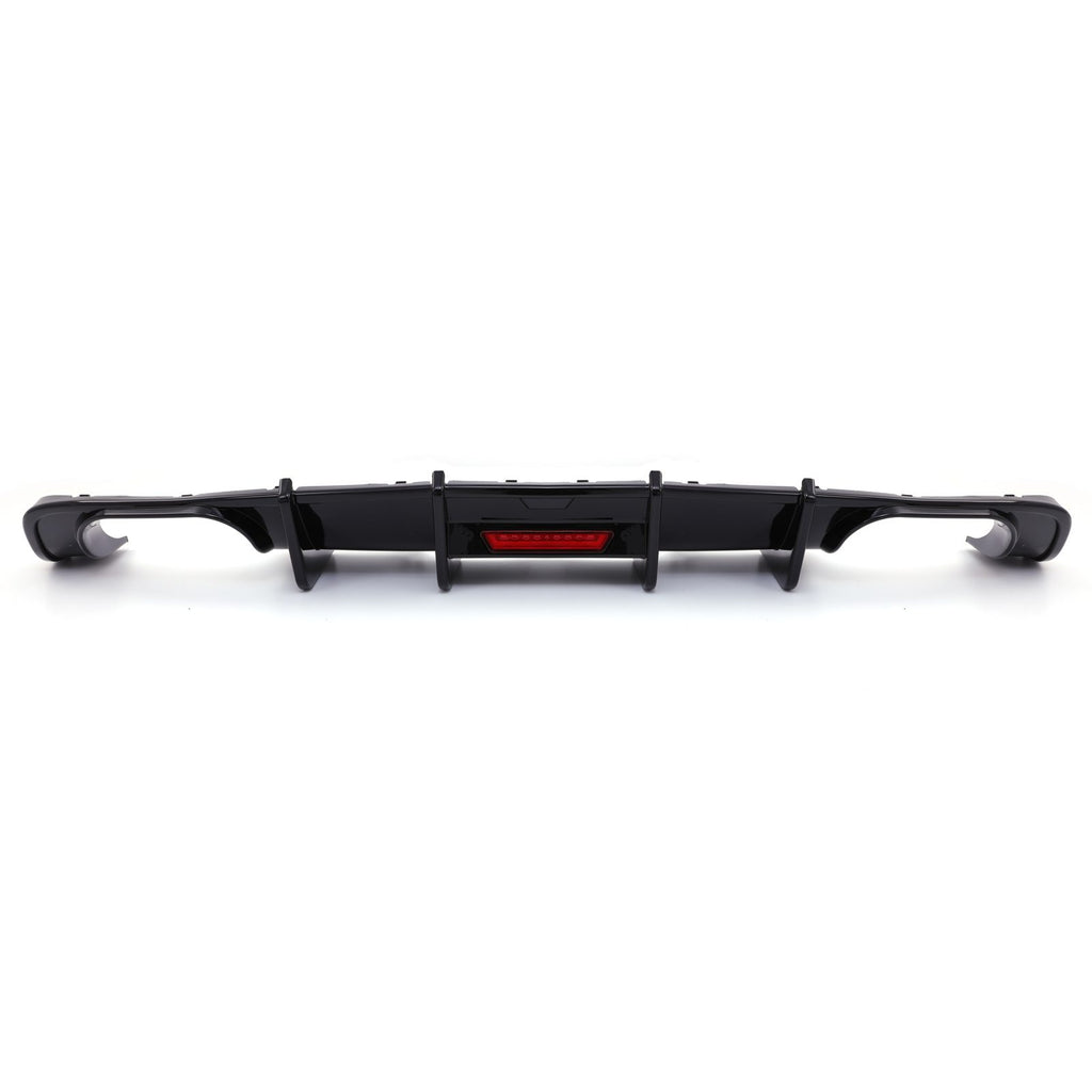 Diffusore Posteriore Nero Lucido Audi A4 S-Line S4 B9 17-19 - foto 3