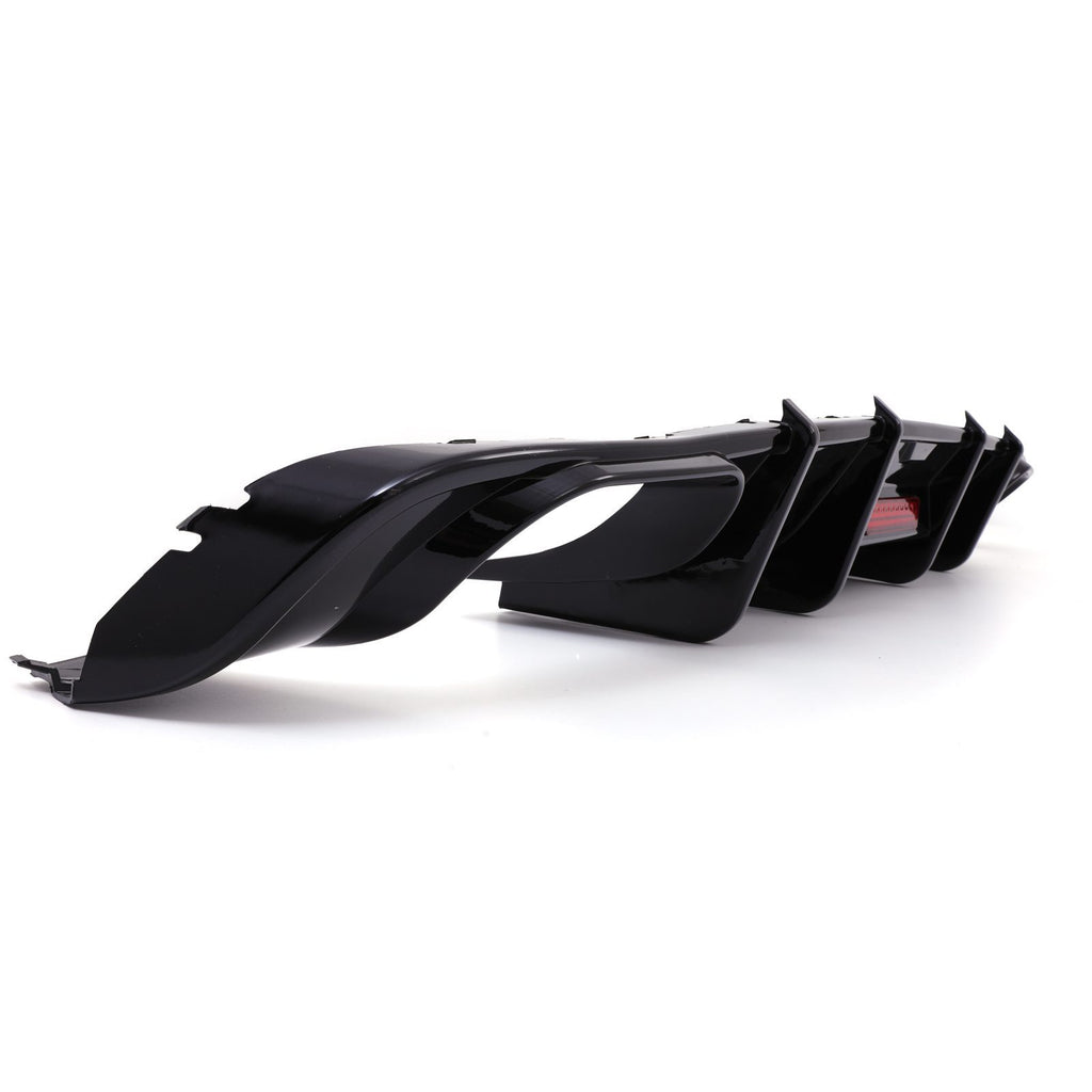 Diffusore Posteriore Nero Lucido Audi A4 S-Line S4 B9 17-19 - foto 5