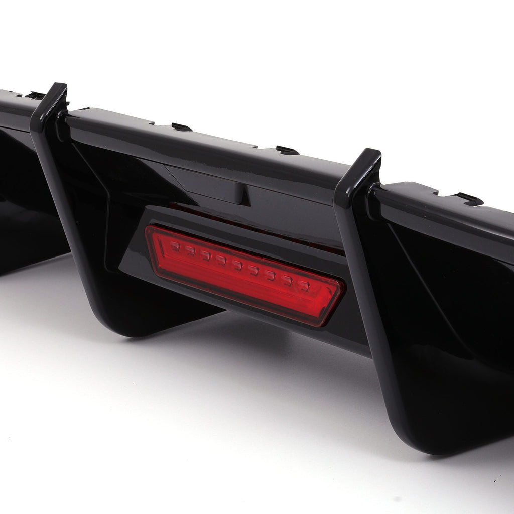 Diffusore Posteriore Nero Lucido Audi A4 S-Line S4 B9 17-19 - foto 6