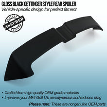 Spoiler Posteriore Stile Oettinger Nero Lucido Volkswagen Golf MK4 97-03 - foto 2