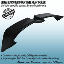 Spoiler Posteriore Stile Oettinger Nero Lucido Volkswagen Polo MK6 dal 2018 - foto 2