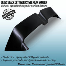 Spoiler Posteriore Stile Oettinger Nero Lucido Volkswagen Golf MK7/7.5 2012-2020 - foto 2