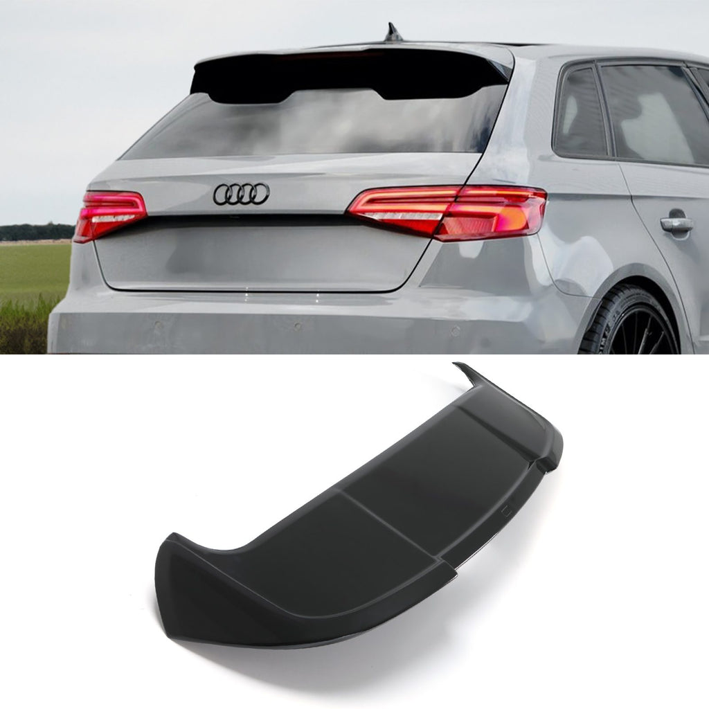 Spoiler Wing Posteriore Nero Lucido Audi A3 8V 13-20 5 Porte