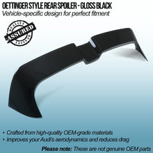 Spoiler Posteriore Stile Oettinger Nero Lucido Audi A3 8V 13-20 - foto 2
